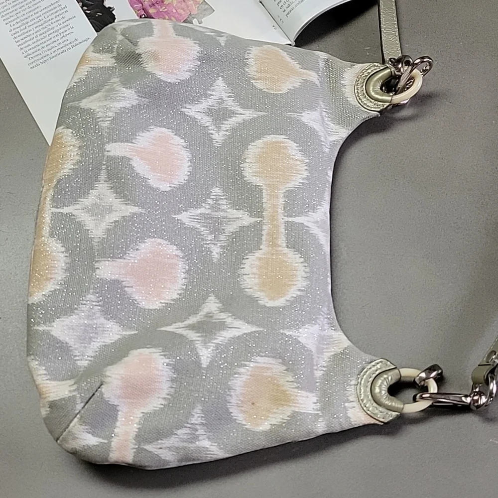 Coach Kristin Op Art Signature Hobo Crossbody Purse